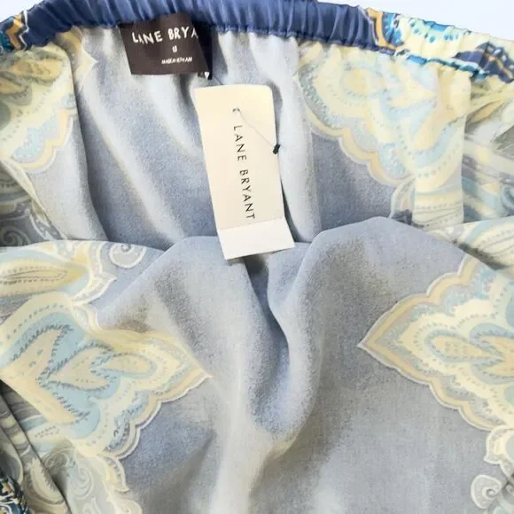 Lane Bryant Women's Sleek Satin Halter-Neck Maxi Dress Boho 18W NWT - Picture 4 of 6